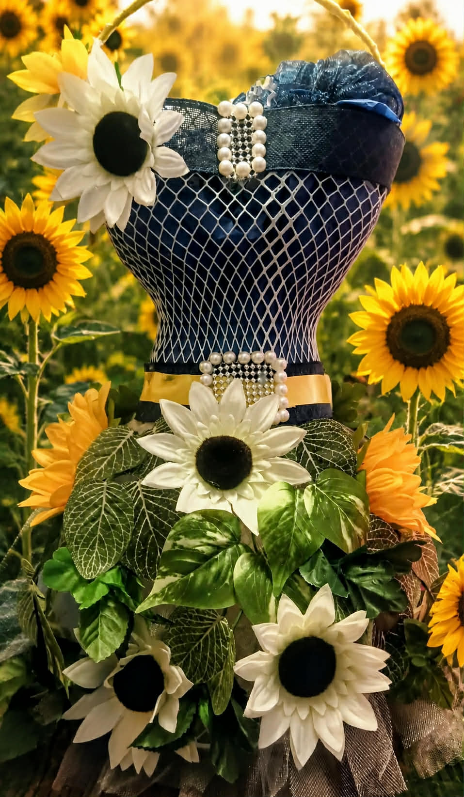 Sunkissed Leading Lady Basket/Planter Collectible