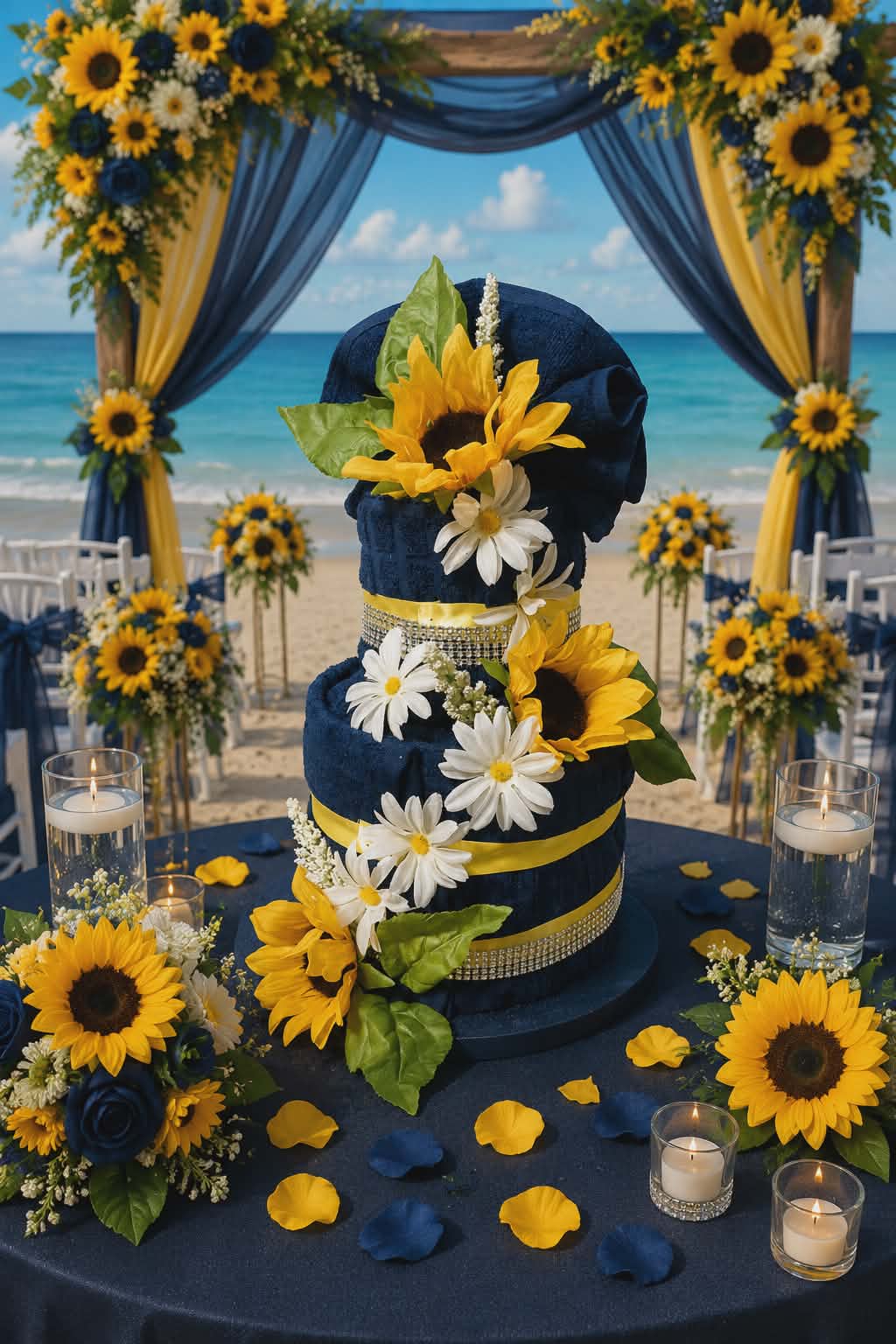 3-tier Towel Cake